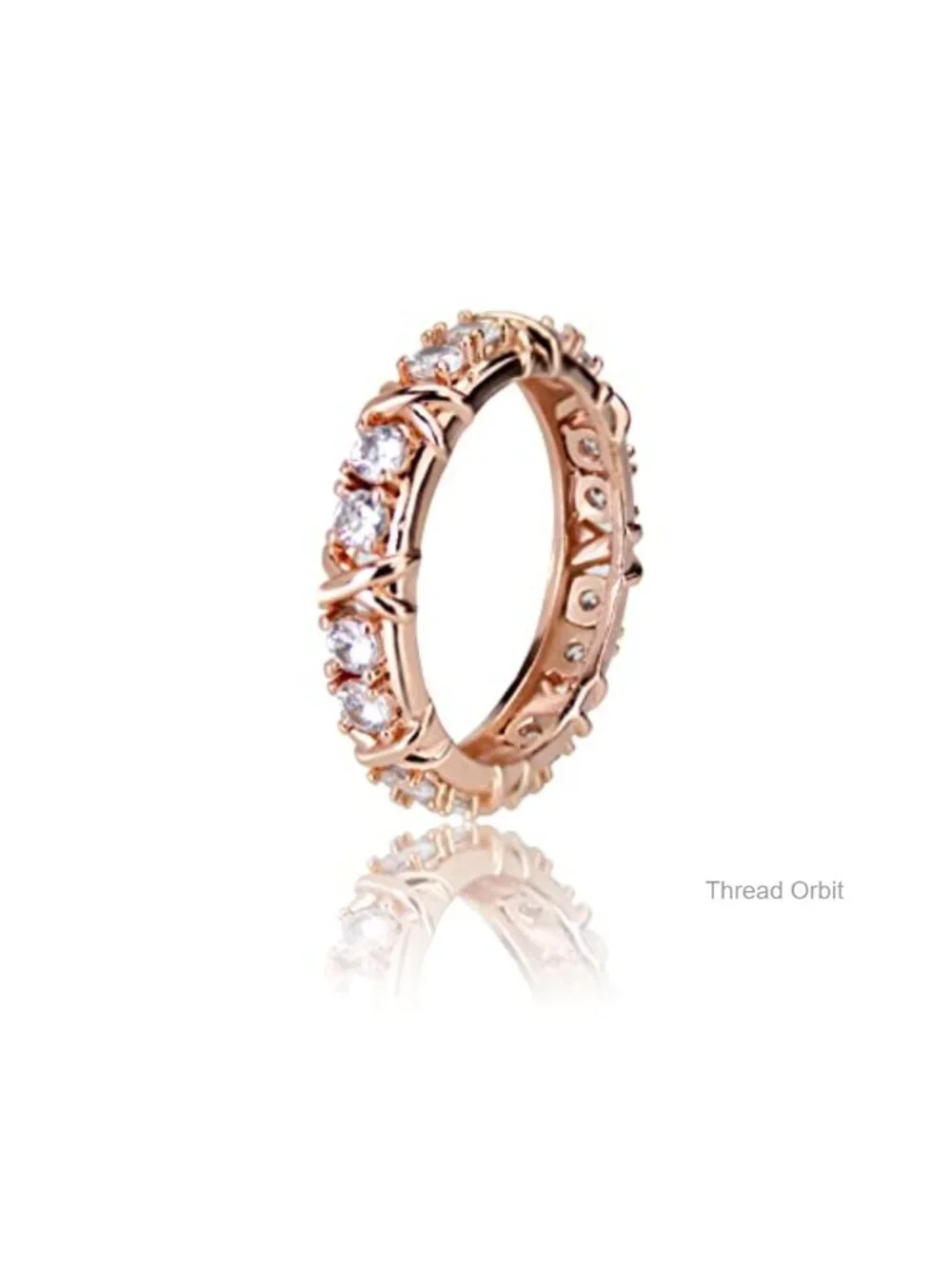 Moissanite Magnetology Lymphvity Cross Ring Weight Loss